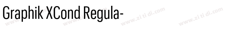 Graphik XCond Regula字体转换